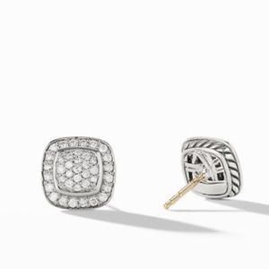 David Yurman Pave diamond earrings
